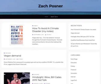 Zachposner.com(Unedited random personal thoughts and things that I come across) Screenshot