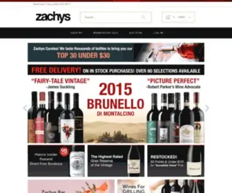 Zachys.com(Zachys) Screenshot