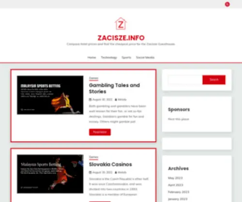 Zacisze.info(Zacisze info) Screenshot