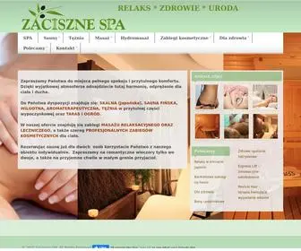 Zaciszne-Spa.pl(Sauna fińska i japońska) Screenshot