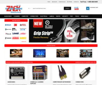 Zackelectronics.com(Electronic Components Distributor) Screenshot