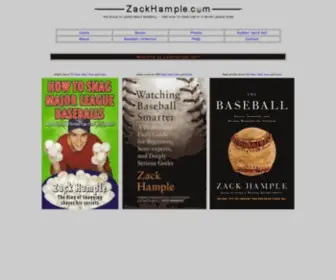 Zackhample.com(Zack Hample) Screenshot