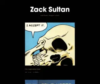 Zacksultan.com(Zack Sultan) Screenshot