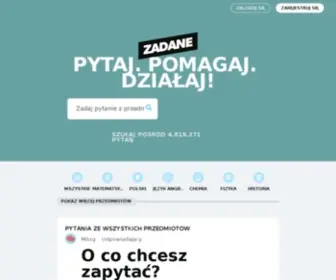 Zadane.pl(Uczymy) Screenshot