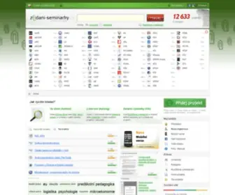 Zadani-Seminarky.cz(Seminárky) Screenshot