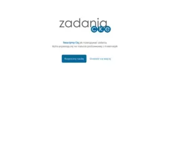 Zadaniacke.pl(Matura podstawowa z matematyki) Screenshot