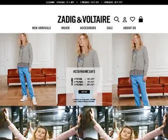 Zadigetvoltaire.com.ar(Zadig et Voltaire) Screenshot