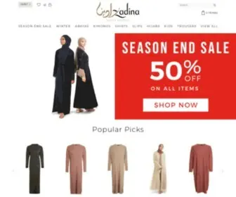 Zadinaabayaslondon.com(Buy Modest Clothing Online London) Screenshot