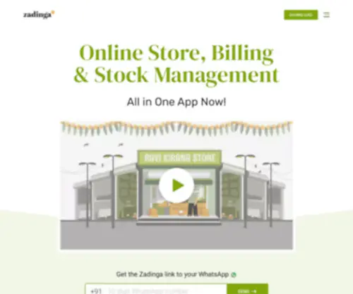 Zadinga.biz(Best Shop & inventory management app for small retail businesses) Screenshot