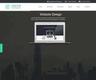 Zadontechnology.com(Zadon Technology) Screenshot