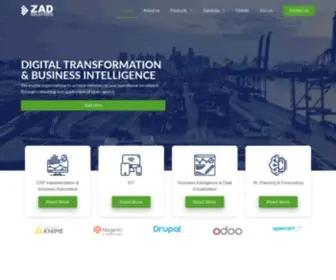Zadsolutions.com(ZAD Solutions) Screenshot