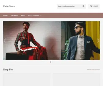 Zadustore.com(Create an Ecommerce Website and Sell Online) Screenshot
