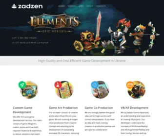 Zadzen.com(Сайт) Screenshot