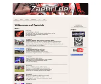 Zaehri.com(Zaehri.de Partybilder) Screenshot