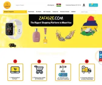 Zafaire.com(The First and Biggest Marketplace Shopping In Mauritius) Screenshot