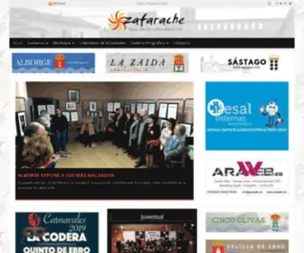 Zafarache.com(Diario digital de la Ribera Baja del Ebro) Screenshot