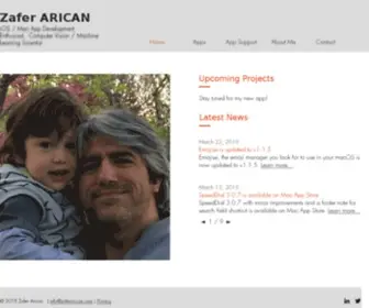 Zaferarican.com(Zafer Arıcan) Screenshot