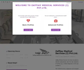 Zaffjay.com(Zaffjay Medical Services) Screenshot