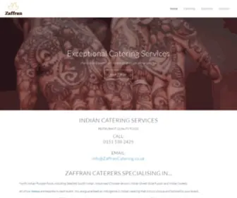 Zaffrancatering.co.uk(Zaffran Catering) Screenshot