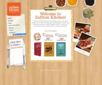 Zaffronkitchen.com(Zaffron Kitchen) Screenshot