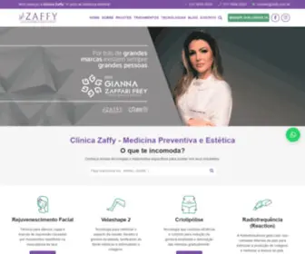 Zaffy.com.br(Clínica Zaffy) Screenshot