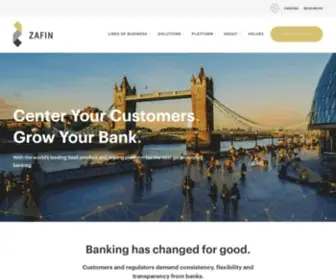 Zafinlabs.com(SaaS product & pricing platform for the next generation of banking) Screenshot