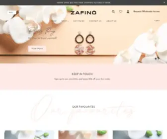 Zafino.com.au(Beautiful, affordable and on trend fashion jewellery) Screenshot