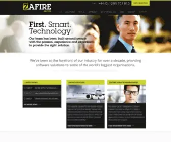 Zafire.com(Software solutions for Aviation & Service Management) Screenshot