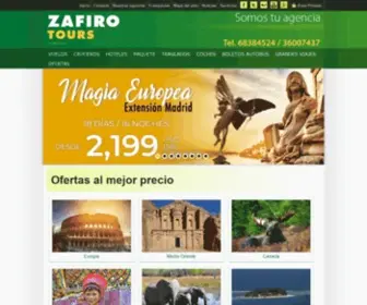 Zafirotours.mx(Zafiro Tours Mexico) Screenshot