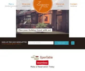 Zagaranyc.com(Zagara Ristorante Italiano) Screenshot