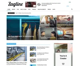 Zagline.com(Home) Screenshot