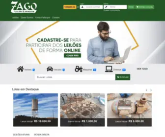 Zagoleiloes.com.br(Leilões) Screenshot