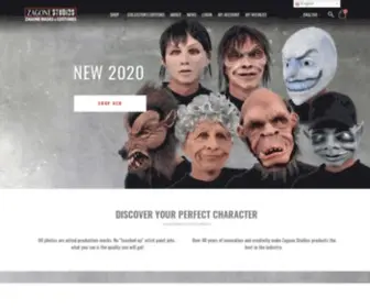 Zagonestudios.com(Zagone Studios Halloween Masks) Screenshot