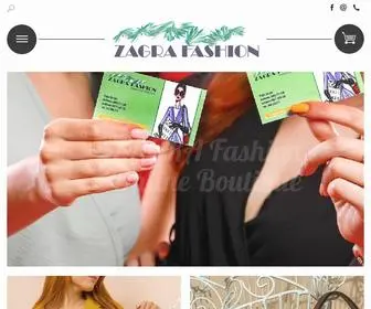 Zagrabg.com(ZAGRA Fashion) Screenshot