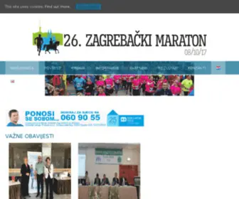Zagreb-Marathon.com(Zagrebački maraton) Screenshot