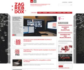 Zagrebdox.net(Međunarodni festival dokumentarnog filma) Screenshot
