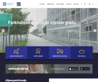 Zagrebparking.hr(Početna) Screenshot