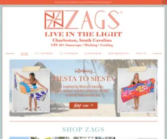 Zagslife.com(ZAGS UPF 50) Screenshot