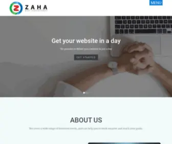Zaha.in(Zaha Web Consultants) Screenshot