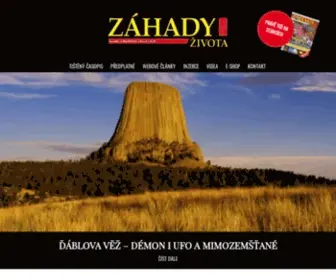 Zahadyzivota.cz(Záhady) Screenshot
