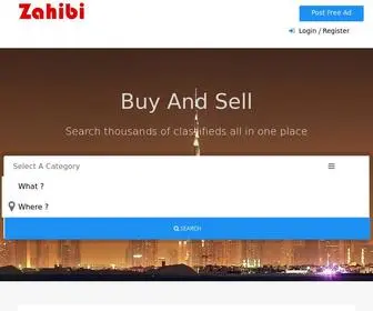 Zahibi.com(Free Classified For UAE) Screenshot