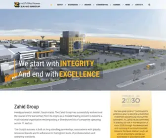 Zahid.com(The Zahid Group) Screenshot