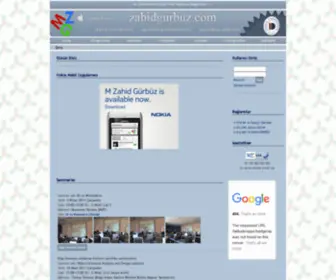 Zahidgurbuz.com(CV Özgeçmiş) Screenshot