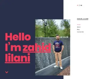 Zahidlilani.com(Zahid Lilani) Screenshot