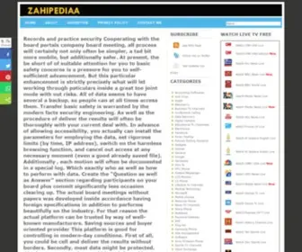 Zahipedia.net(Computer Tech Blog) Screenshot