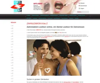 Zahn-Lexikon.com(Zahnlexikon) Screenshot