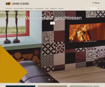 Zahna-Fliesen.de(Zahna-Fliesen GmbH) Screenshot