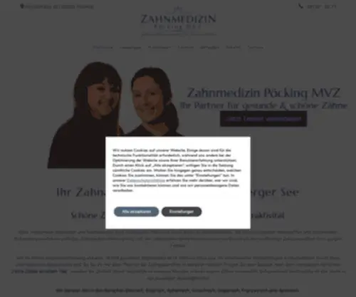 Zahnarzt-DRklein.de(Ihr Zahnarzt in Pöcking am Starnberger See) Screenshot