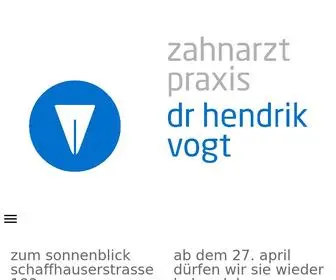 Zahnarzt-Vogt.ch(Dr. Hendrik Vogt) Screenshot