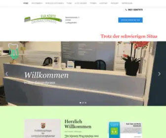 Zahnarztpraxis-Korte.de(Startseite) Screenshot